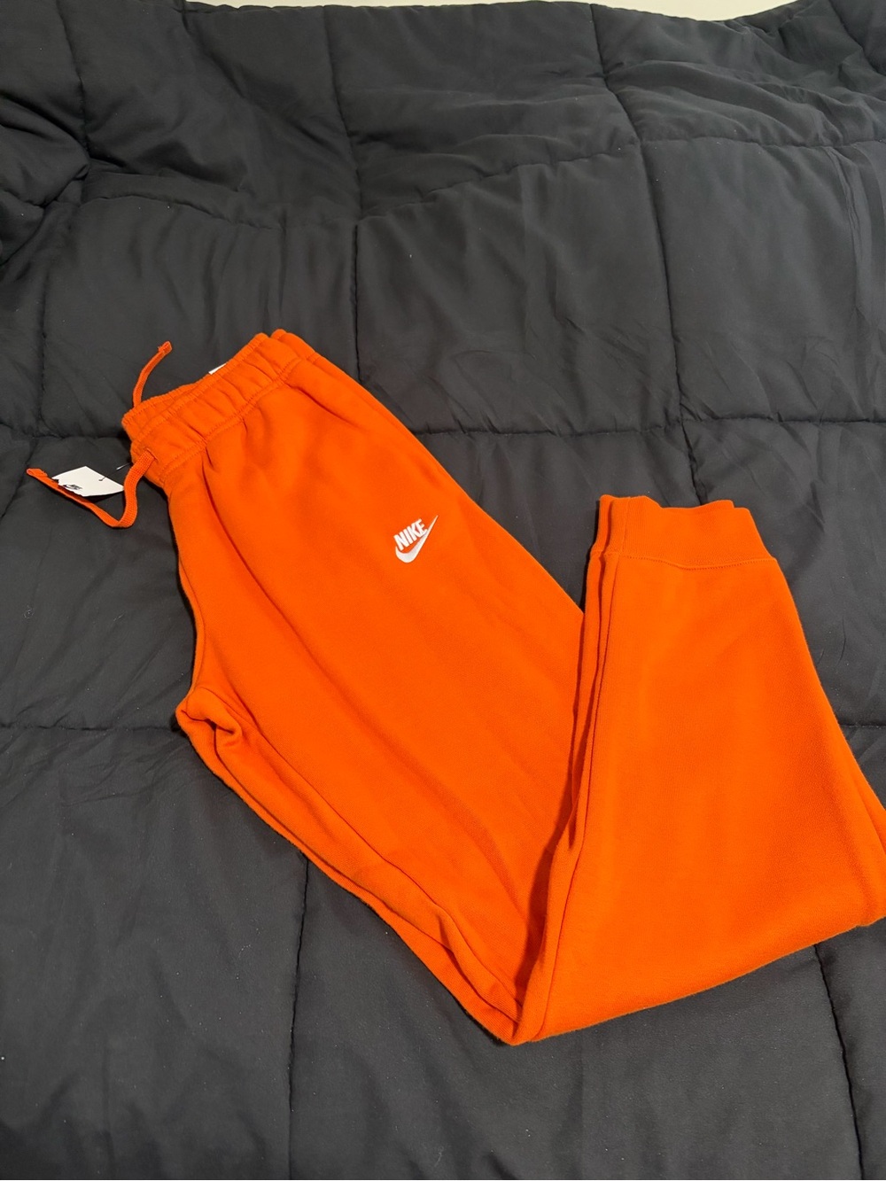Nike Bright Orange Fleece Joggers